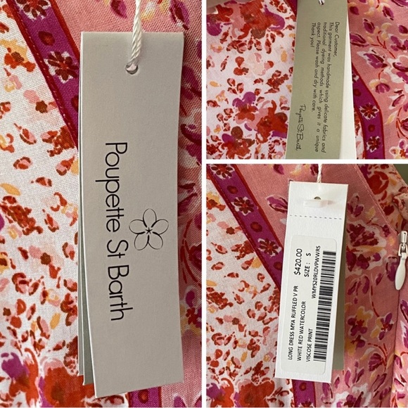 Poupette St Barth Mya Ruffled Patterned Dr… - Picture 7 of 7